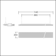 Thorn - Decken - /Wandleuchte LED - Pendelleuchte IQ SUSP S  #96631046 4000K