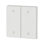 Eaton - Abdeckung/Bedienelement für Installationsschalterprogramme Wippe 2-fach CWIZ-02/51 weiss glänzend Jalo