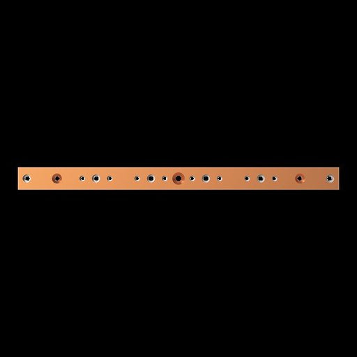 Striebel&John - Sammelschiene Kupferschiene lose ZX2536 40x10mm, L:583mm