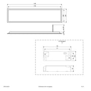 EVN Lichttechnik - Decken-/Wandleuchte LED-Einbaupanel BPSU12430125
