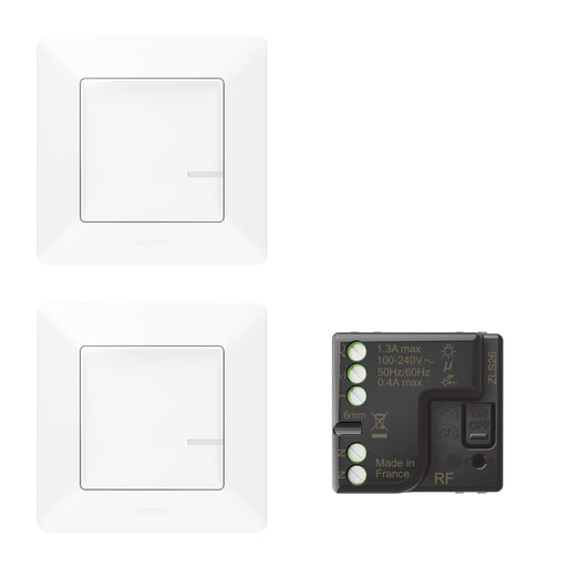 Legrand - Elektronischer Schalter Stand-Alone-Set Legrand 752150 Mikromodul+2 Sender