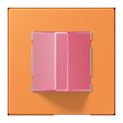 Jung - Behindertenelement für Installationsschalterprogramme Notrufsystem Rufmodul NRS LC 0834 RM 225 orange clair