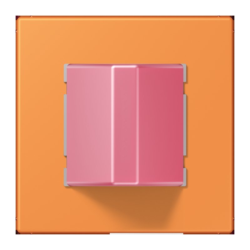 Jung - Behindertenelement für Installationsschalterprogramme Notrufsystem Rufmodul NRS LC 0834 RM 225 orange clair