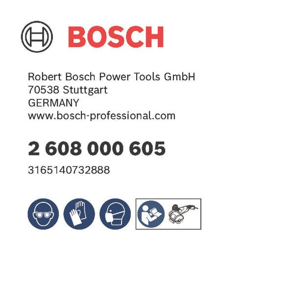 Bosch - Trenn-/Schleifscheibe Lamellenschleifwalze mit 2608000605 Vlies 19 mm super