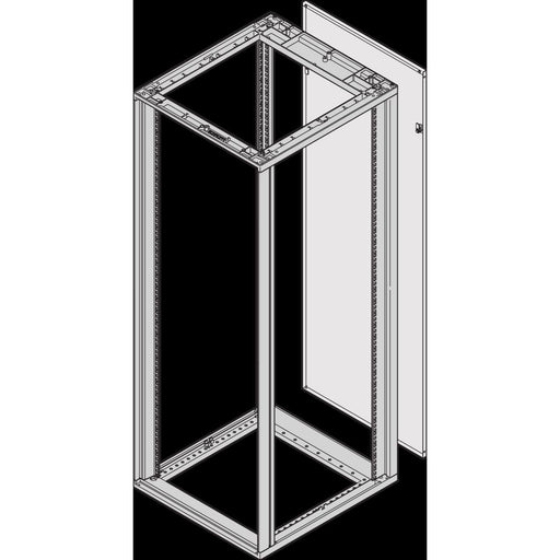 Schroff - Seiten-/Rückwand (Schaltschrank) Rückwand 26230374 20HE B553mm RAL7035