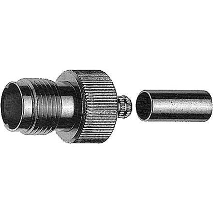 Telegärtner - Koax-Steckverbinder TNC Kabelbuchse 100023824 cr/cr RG59 75Ohm − 5 Stück