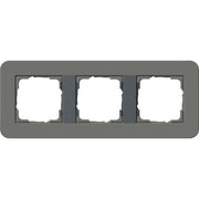Gira - Abdeckrahmen 3fach 0213423 Dklgrau/Anthrazit
