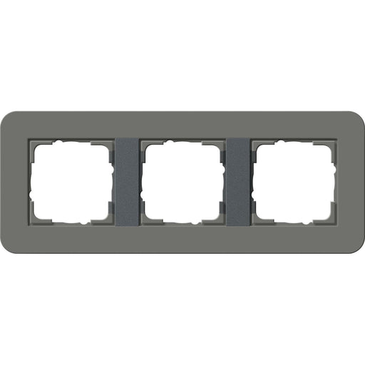 Gira - Abdeckrahmen 3fach 0213423 Dklgrau/Anthrazit