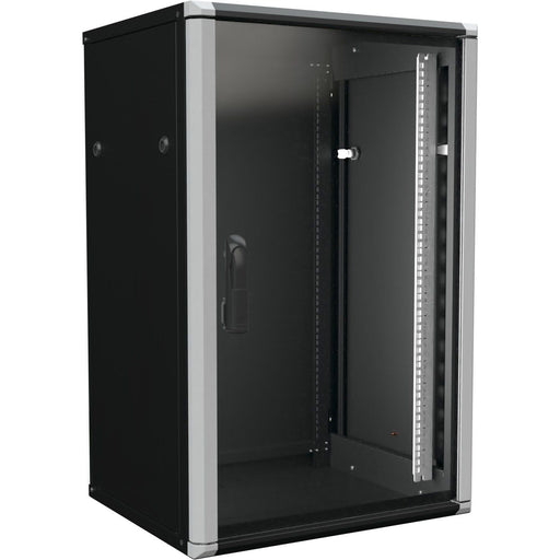 Enoc - Netzwerkgehäuse Wandschrank 18HE 2tlg. sw W2 18-65-S 19"600x500x934mm