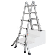 ILLER-LEITER - Sprossenleiter Teleskopleiter Levelmaster 64216 4x6 Spross.+Ausleger