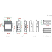 MOXA - Netzwerk Switch MOXA Ethernet Switch EDS-205 5x 10/100BaseT(X) − 1 Stück