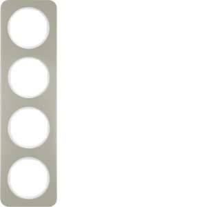 Berker - Abdeckrahmen Rahmen Eds/pows 10142114 4fach