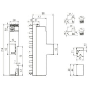 DEHN - Kombi-Ableiter für Energietechnik Kombi-Ableiter DSH ZP B2 SG TNC 255 TN-C