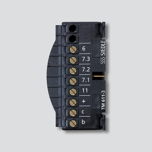 Siedle&Söhne - Zubehör/Ersatzteile für Türkommunikation Klemmblock TM 611-3 Schwarz