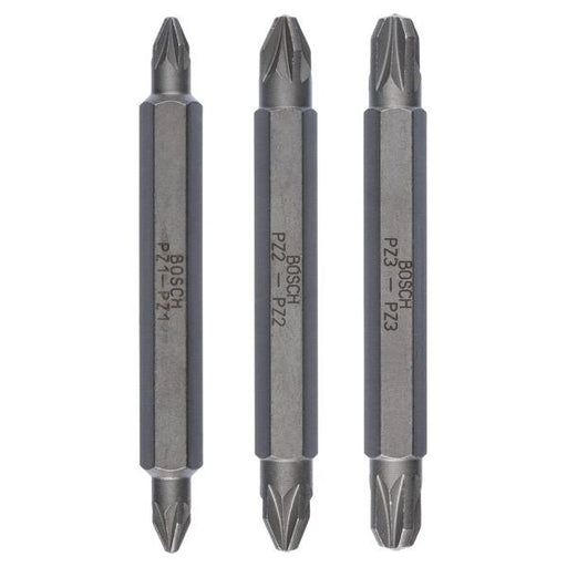 Bosch - Bit-Set Doppelklingenbit-Set, 2607001749 3-teilig PZ1 PZ1 PZ2