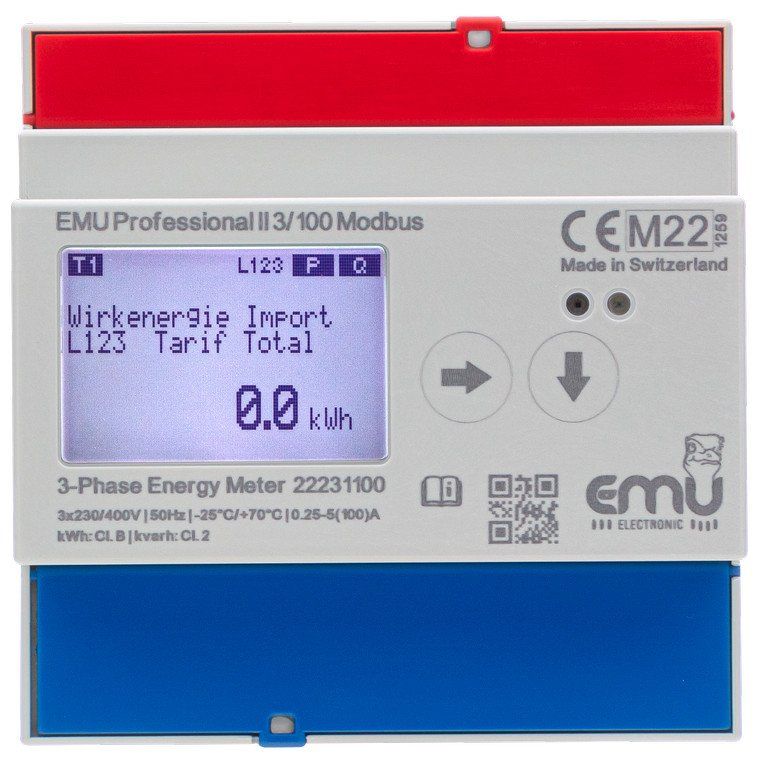 EMU Metering - Elektrizitätszähler Drehstromzähler 3ph. P20A000MO