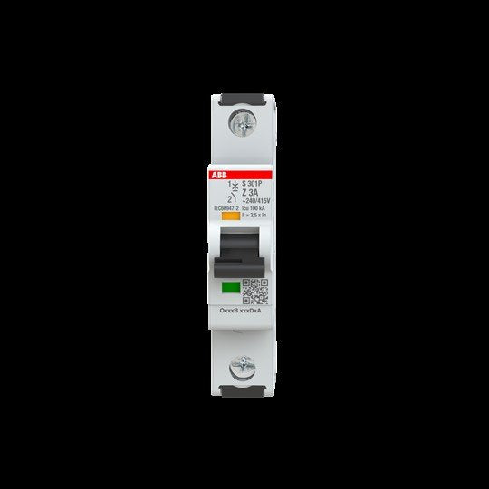 ABB Stotz S&J - Leitungsschutzschalter Sicherungsautomat S301P-Z3 25kA, 3A, 1P