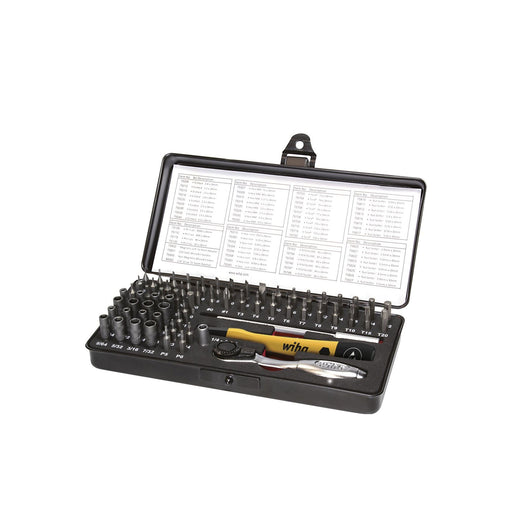 Wiha - Bit-Set Micro-Bit Set ESD 7000SK65ESD gemischt 65-tlg