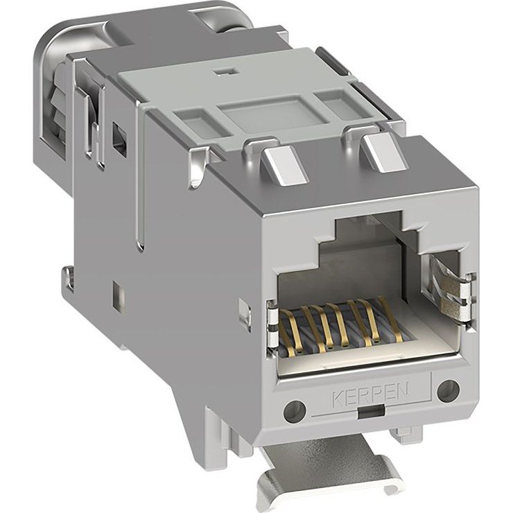 KERPEN DATACOM - Modulare Kupplung Pro Plus Modul Keystone KDA4M5KR1000001 Cat.6A, 360 Schirm