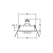 Brumberg Leuchten - Downlight/Strahler/Flutlicht NV-Einbaustrahler GX5,3 00006302 chrom