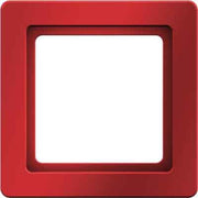 Berker - Abdeckrahmen Rahmen rot, samt 10116062 1-fach