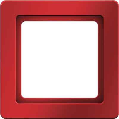 Berker - Abdeckrahmen Rahmen rot, samt 10116062 1-fach