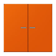 Jung - Abdeckung/Bedienelement für Installationsschalterprogramme Wippe mit Lichtleiter LC 102 KO5 260 orange vif