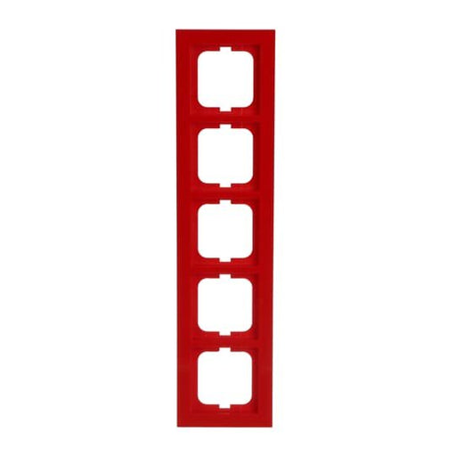 Busch-Jaeger - Abdeckrahmen Rahmen 5-fach 1725-287 rot