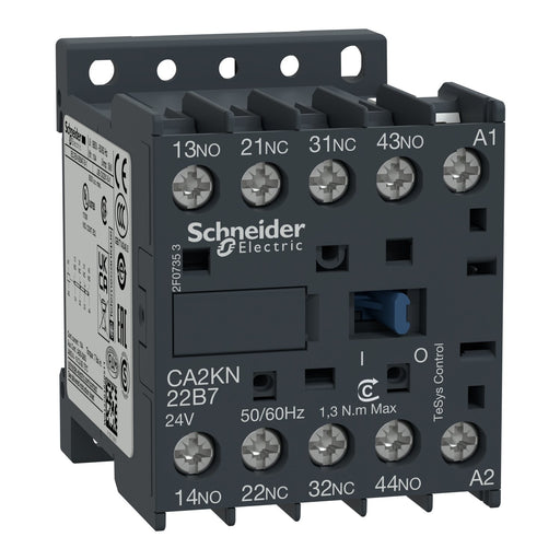 Schneider Electric - Hilfsschütz, Relais Hilfsschütz CA2KN22-B7 2S 2Ö 24V50/60Hz