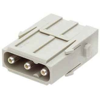 Harting - Kontakteinsatz für Rechtecksteckverbinder Stifteinsatz 09140033002 bis 7,5mm