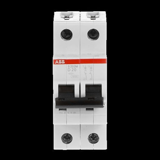 ABB Stotz S&J - Leitungsschutzschalter Sicherungsautomat S202M-D20 10 kA, 20 A, 2P