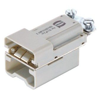 Harting - Kontakteinsatz für Rechtecksteckverbinder Wanddurchführung 09120062694 10A 50V 0,8kV 3 − 10 Stück