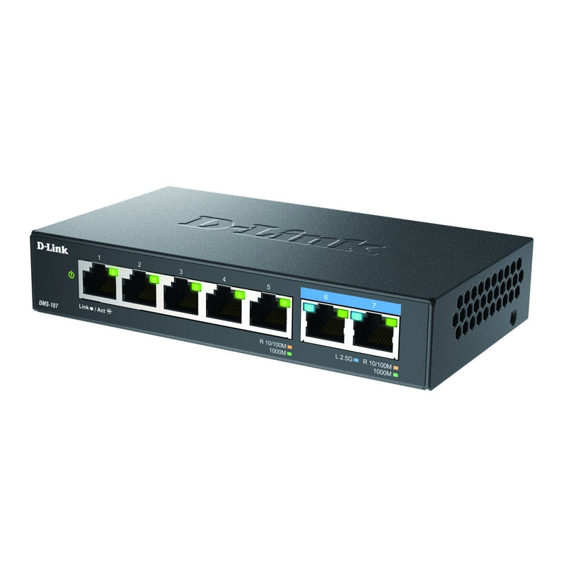 DLink - Netzwerk Switch Multi-Gigabit Switch DMS-107/E 7-Port, Unmanaged