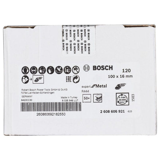 Bosch - Trenn-/Schleifscheibe Fiberschleifscheibe R444 2608606921 Expert for Metal