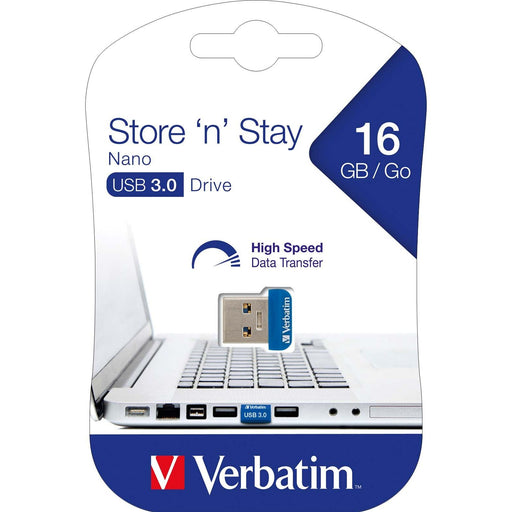 Verbatim - Speichermedium digital USB-Stick 16GB 3.0 98709 Nano Drive