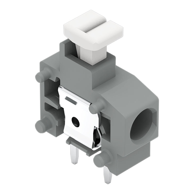 WAGO - Leiterplattenklemme Anreihbare Leiterplattenk. 235-744/331-000 Drücker,1,5mm²,bl − 100 Stück