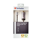 Verbatim - PC-Kabel USB 3.1-C Adapter 49144 HDMI 4K − 10 Stück