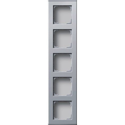 Gira - Aufputzgehäuse für Unterputzgerät Gehäuse 5-fach alu 136426