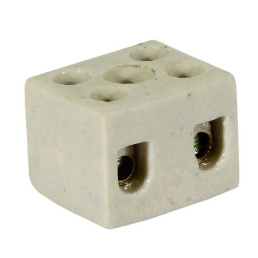 Pollmann - Ein- und mehrpolige Klemmenleiste POLLMANN KLEMME KERAMISCHE AK2/6A 4QMM, 2P, 6A, 400V