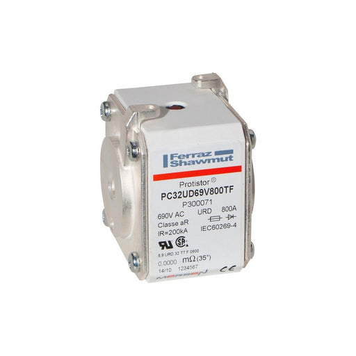Mersen - HRC-Sicherung Sicherungseinsatz HL PC32UD69V800TF Gr.32 aR 800A/690VSB − 3 Stück