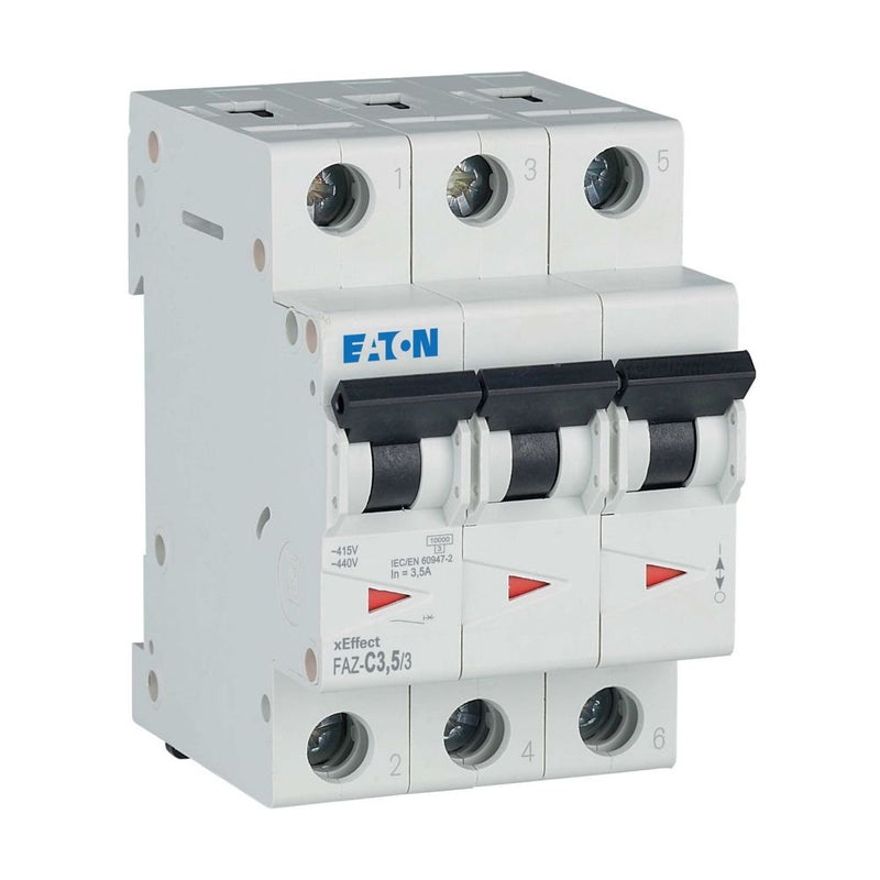 Eaton - Leitungsschutzschalter 3p. FAZ-C3,5/3 3,5A Charakt.: C