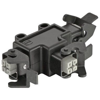 Harting - Installationskleinverteiler T-Verbinder 09120084755 Han Power 3xHan 3A − 15 Stück