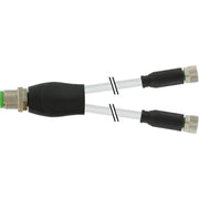 Murrelektronik - Passiver Sensor-/Aktor-Verteiler (mit Leitung) M12-Y-Verteiler 7000-40821-2330060 auf M8 Bu. ger