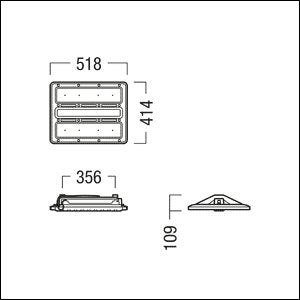 Zumtobel Group - Hallen - Reflektorleuchte LED - Hallenleuchte CR2PL M17k #42942887
