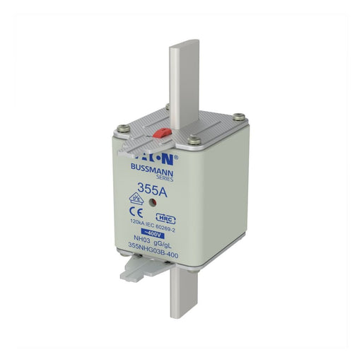 Eaton - Messersicherung Sicherungseinsatz Nieders. 355NHG03B-400 355A AC 400V 120kA − 3 Stück