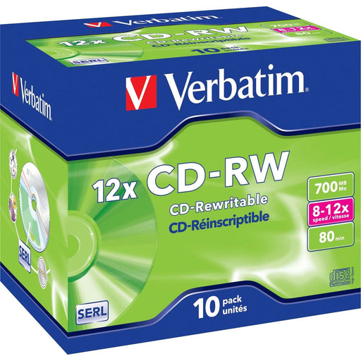 Verbatim - Speichermedium digital CD-RW 43148 (VE10) Jewelcase 10 Discs