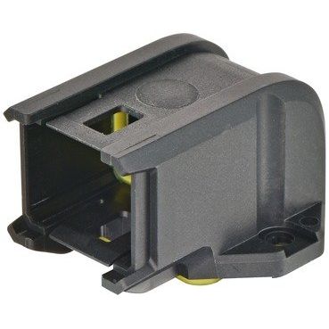 Harting - Gehäuse für Rechtecksteckverbinder Anbaugehäuse gewinkelt 09100000800 1A Polyamid RAL9005