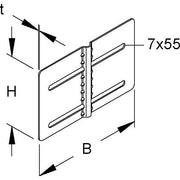 Niedax - Verbinder für Kabeltragsystem Universalverbinder RSUVKS 110-1.5 S