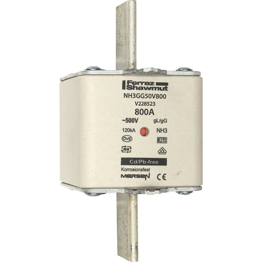Mersen - Messersicherung Sicherungseinsatz NH gG NH4GG50V800-8 Gr.4 800A sfü KM