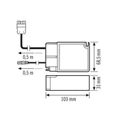 ESYLUX - Steuergerät für Leuchten Betriebsgerät EQ10127816